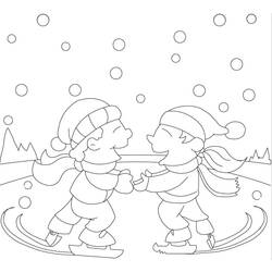 Dessin à colorier: Saison Hiver (Nature) #164702 - Coloriages à Imprimer Gratuits