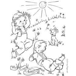 Dessin à colorier: Saison Printemps (Nature) #164804 - Coloriages à Imprimer Gratuits