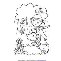 Dessin à colorier: Saison Printemps (Nature) #164878 - Coloriages à Imprimer Gratuits