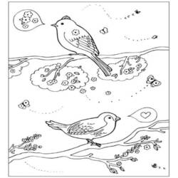 Dessin à colorier: Saison Printemps (Nature) #164940 - Coloriages à Imprimer Gratuits