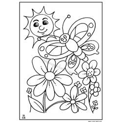 Dessin à colorier: Saison Printemps (Nature) #164984 - Coloriages à imprimer