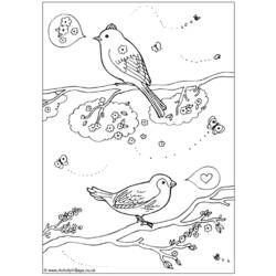 Dessin à colorier: Saison Printemps (Nature) #164985 - Coloriages à Imprimer Gratuits