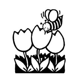 Dessin à colorier: Tulipe (Nature) #161694 - Coloriages à Imprimer Gratuits