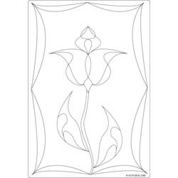 Dessin à colorier: Tulipe (Nature) #161735 - Coloriages à Imprimer Gratuits