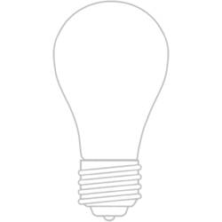 Dessin à colorier: Ampoule électrique (Objets) #119544 - Coloriages à Imprimer Gratuits