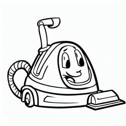 Coloriage Aspirateur (Objets) #189315 à imprimer et colorier