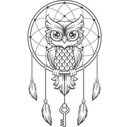 Coloriage Attrape-rêves (Objets) #207654 à imprimer et colorier