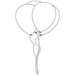 Dessin à colorier: Ballon (Objets) #184797 - Coloriages à Imprimer Gratuits