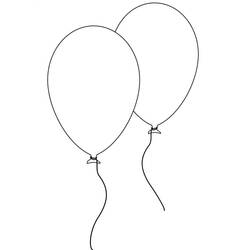 Dessin à colorier: Ballon (Objets) #184800 - Coloriages à Imprimer Gratuits