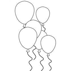 Dessin à colorier: Ballon (Objets) #184813 - Coloriages à Imprimer Gratuits