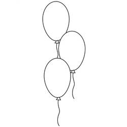 Dessin à colorier: Ballon (Objets) #184815 - Coloriages à Imprimer Gratuits