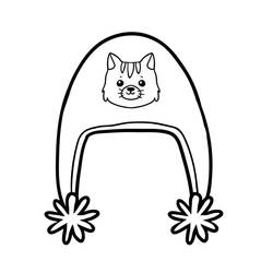 Coloriage Bonnet (Objets) #216148 à imprimer et colorier