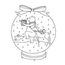 Coloriage Boule à Neige (Objets) #202619 à imprimer et colorier