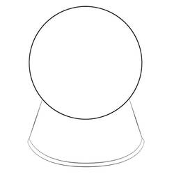 Coloriage Boule à Neige (Objets) #202648 à imprimer et colorier