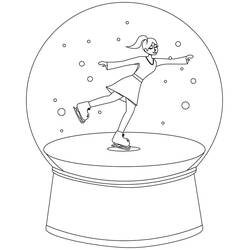 Coloriage Boule à Neige (Objets) #202654 à imprimer et colorier