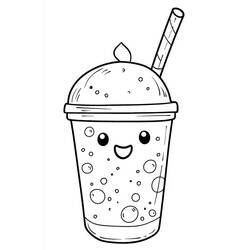 Coloriage Bubble Tea (Objets) #221512 à imprimer et colorier