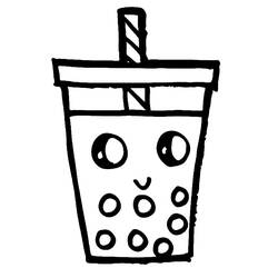 Coloriage Bubble Tea (Objets) #221528 à imprimer et colorier