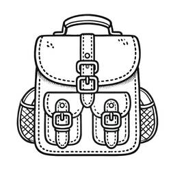 Dessin à colorier: Cartable (Objets) #220461 - Coloriages à Imprimer Gratuits