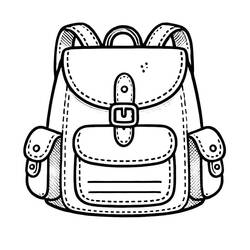 Dessins à colorier: Cartable - Coloriages à Imprimer Gratuits