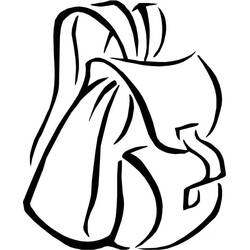 Dessin à colorier: Cartable (Objets) #220481 - Coloriages à Imprimer Gratuits