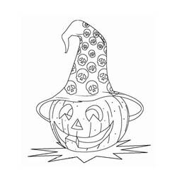Dessin à colorier: Chapeau de Sorcière (Objets) #204023 - Coloriages à Imprimer Gratuits