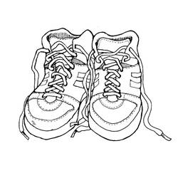 Dessin à colorier: Chaussure (Objets) #211579 - Coloriages à Imprimer Gratuits