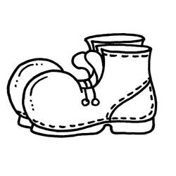 Dessin à colorier: Chaussure (Objets) #211584 - Coloriages à Imprimer Gratuits