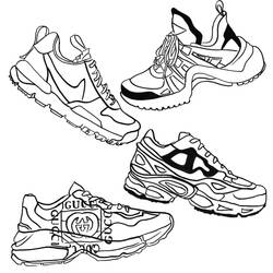 Dessin à colorier: Chaussure (Objets) #211586 - Coloriages à Imprimer Gratuits