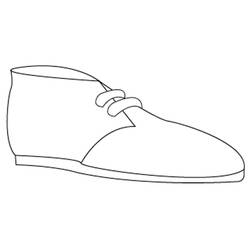 Dessin à colorier: Chaussure (Objets) #211591 - Coloriages à Imprimer Gratuits