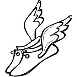 Dessin à colorier: Chaussure (Objets) #211596 - Coloriages à Imprimer Gratuits