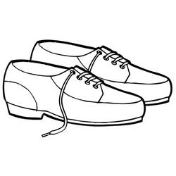 Dessin à colorier: Chaussure (Objets) #211599 - Coloriages à Imprimer Gratuits