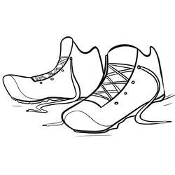 Dessin à colorier: Chaussure (Objets) #211602 - Coloriages à Imprimer Gratuits
