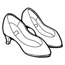 Dessin à colorier: Chaussure (Objets) #211612 - Coloriages à Imprimer Gratuits