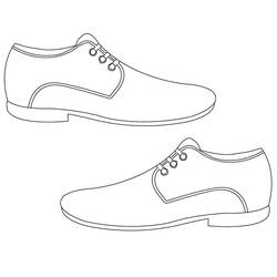 Dessin à colorier: Chaussure (Objets) #211613 - Coloriages à Imprimer Gratuits