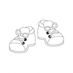 Dessin à colorier: Chaussure (Objets) #211615 - Coloriages à Imprimer Gratuits