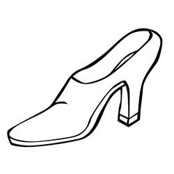 Dessin à colorier: Chaussure (Objets) #211616 - Coloriages à Imprimer Gratuits