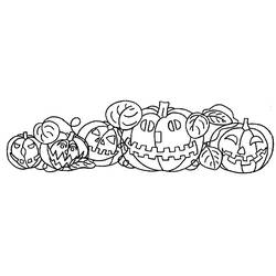 Dessin à colorier: Citrouille (Objets) #167005 - Coloriages à Imprimer Gratuits