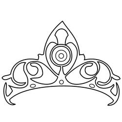 Dessin à colorier: Couronne (Objets) #195968 - Coloriages à Imprimer Gratuits