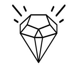 Dessin à colorier: Diamant (Objets) #202847 - Coloriages à Imprimer Gratuits