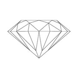Dessin à colorier: Diamant (Objets) #202853 - Coloriages à Imprimer Gratuits