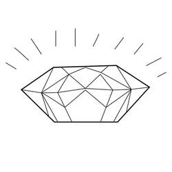 Dessin à colorier: Diamant (Objets) #202860 - Coloriages à Imprimer Gratuits