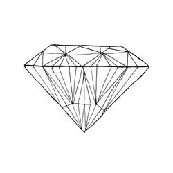 Dessin à colorier: Diamant (Objets) #202865 - Coloriages à Imprimer Gratuits