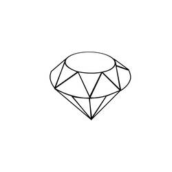 Dessin à colorier: Diamant (Objets) #202866 - Coloriages à Imprimer Gratuits