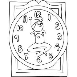 Coloriage Horloge  (Objets) #172822 à imprimer et colorier