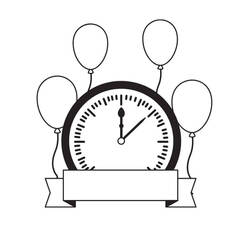 Coloriage Horloge  (Objets) #172850 à imprimer et colorier