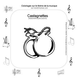 Dessin à colorier: Instruments de musique (Objets) #167184 - Coloriages à Imprimer Gratuits