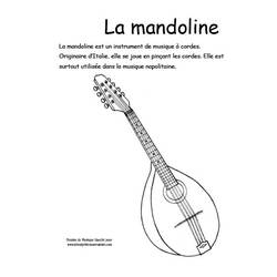 Dessin à colorier: Instruments de musique (Objets) #167290 - Coloriages à Imprimer Gratuits