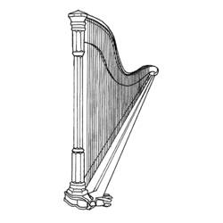 Dessin à colorier: Instruments de musique (Objets) #167354 - Coloriages à Imprimer Gratuits