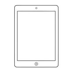 Dessin à colorier: iPhone et iPad (Objets) #191790 - Coloriages à Imprimer Gratuits