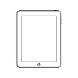Dessin à colorier: iPhone et iPad (Objets) #191793 - Coloriages à Imprimer Gratuits